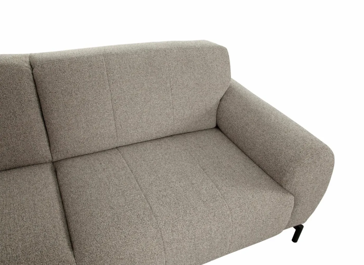 Hoeksalon Eron 331x182cm - stof - taupe