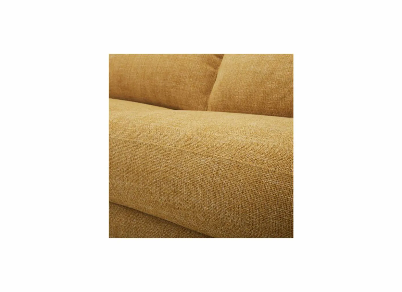Hoeksalon Exeter 299x240cm - stof - chacha geel met relax