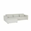 Hoeksalon Ezra 325x178cm - stof - greige