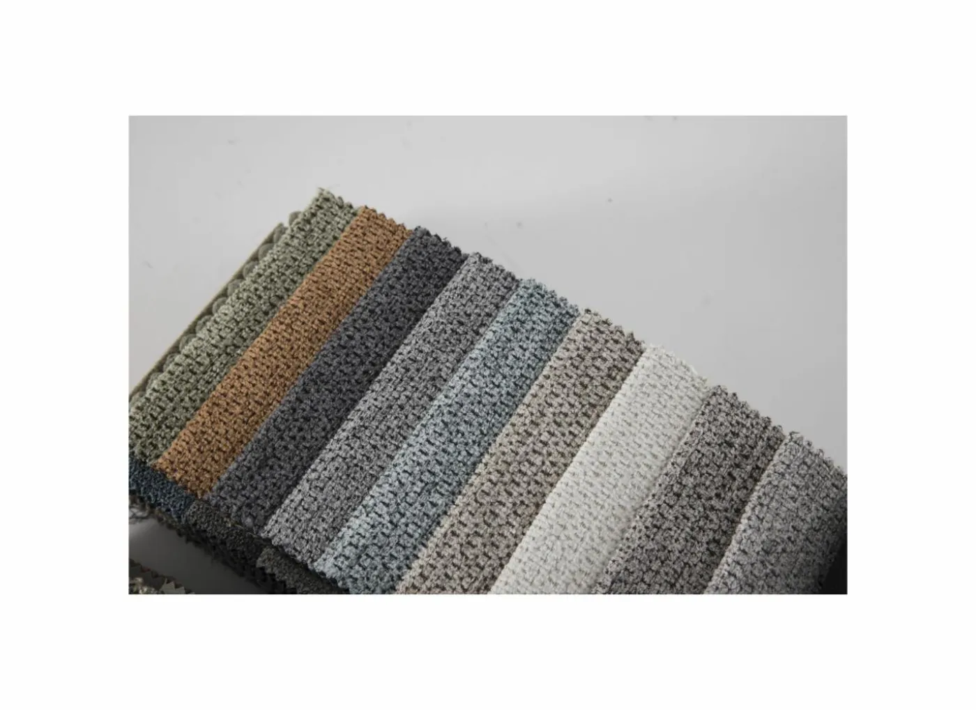 Hoeksalon Ezra 325x178cm - stof - greige