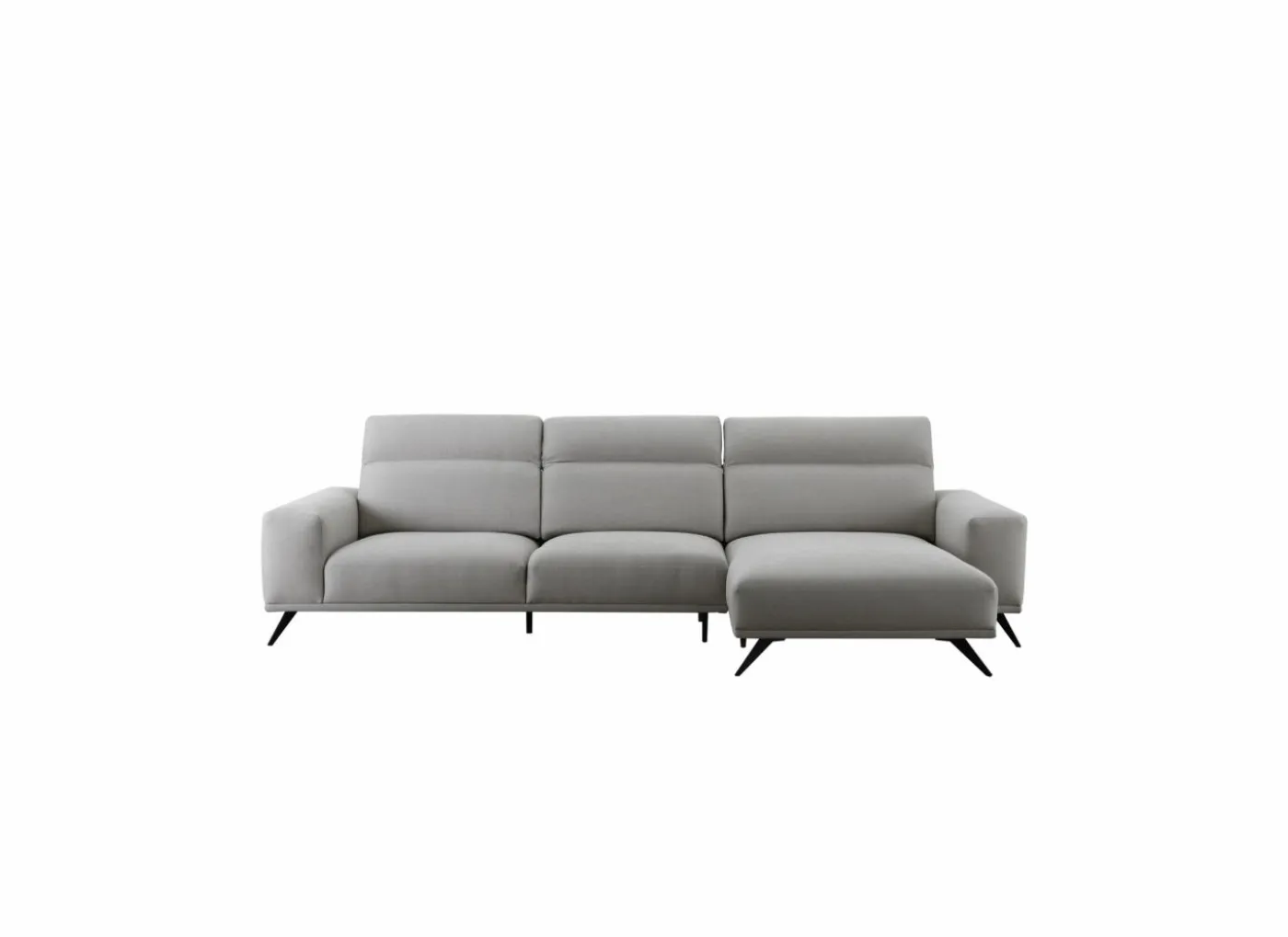 Hoeksalon Forest 340x163cm - stof - ecru