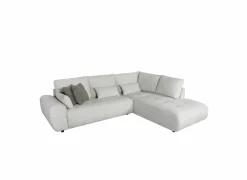 Hoeksalon Garama 281x229cm - polyester - beige
