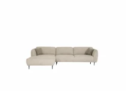 Hoeksalon Kelmis 323x178cm - stof - beige