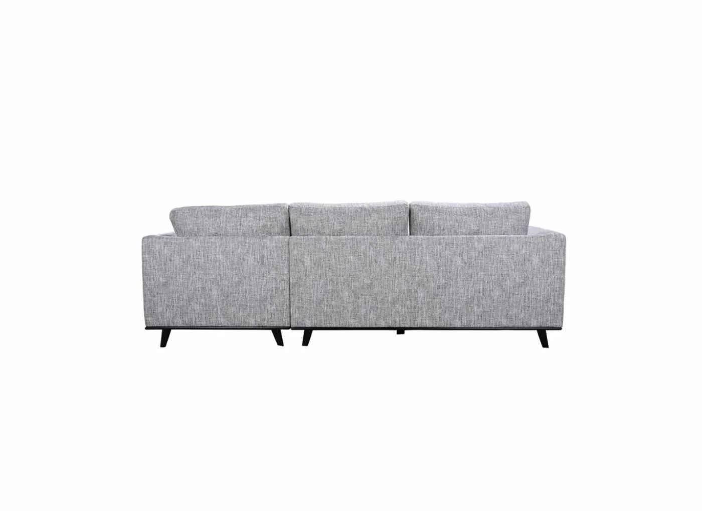 Hoeksalon Lambda 248,5x151cm - stof - ivoor