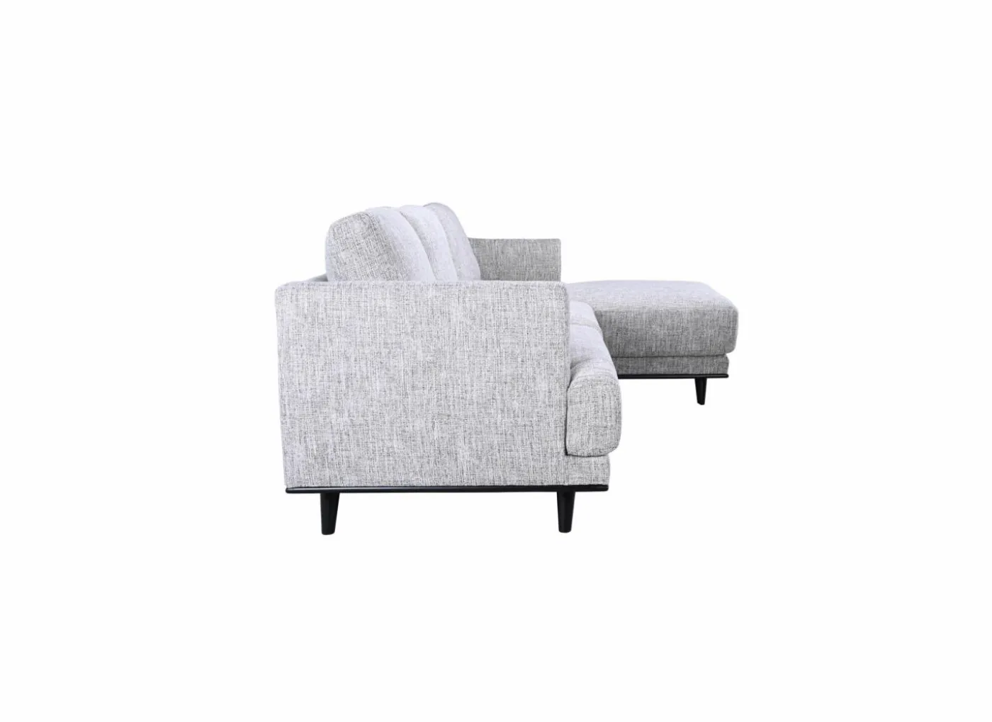 Hoeksalon Lambda 248,5x151cm - stof - ivoor