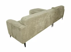 Hoeksalon Leif 332x207cm - stof - groen