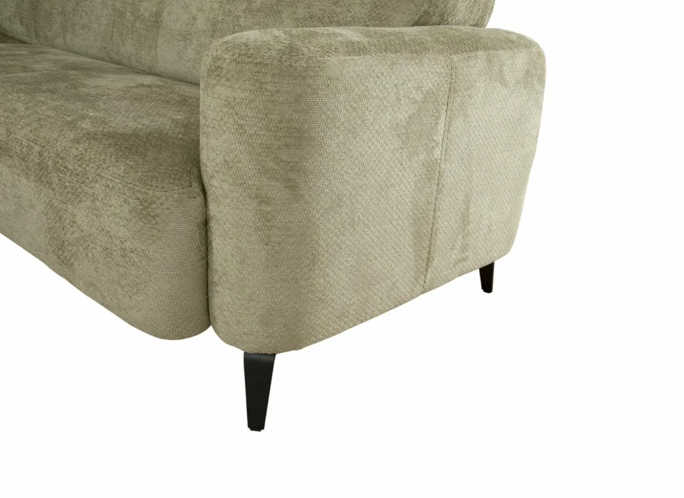 Hoeksalon Leif 332x207cm - stof - groen