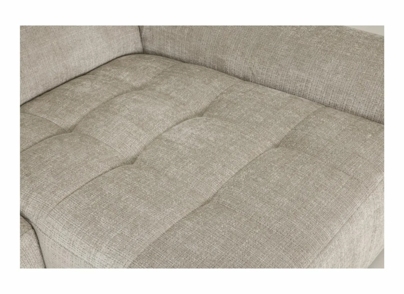 Hoeksalon Lex 284x159cm - stof - greige