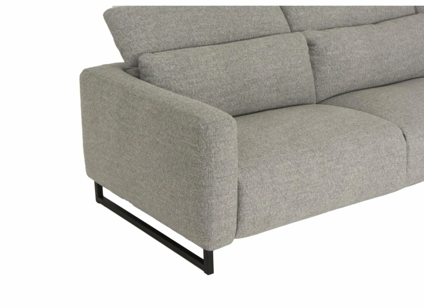 Hoeksalon Lexus 327x189cm - stof - grijs