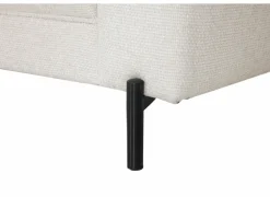 Hoeksalon Liva 325x161cm - stof - wit