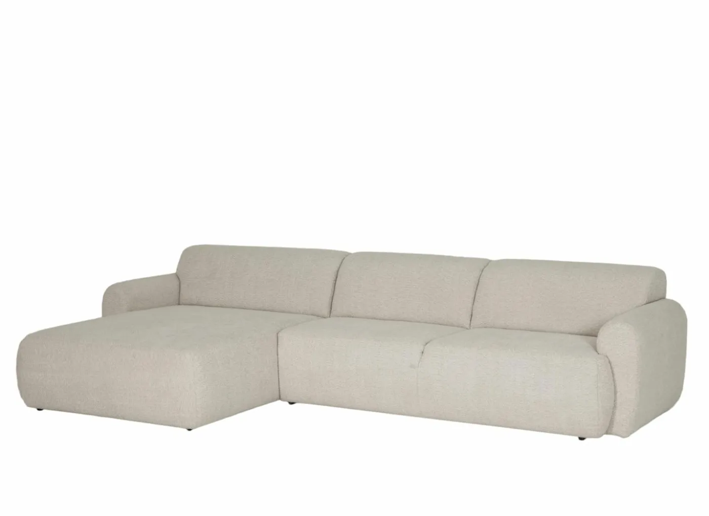 Hoeksalon Malmo 340x171cm - stof - beige