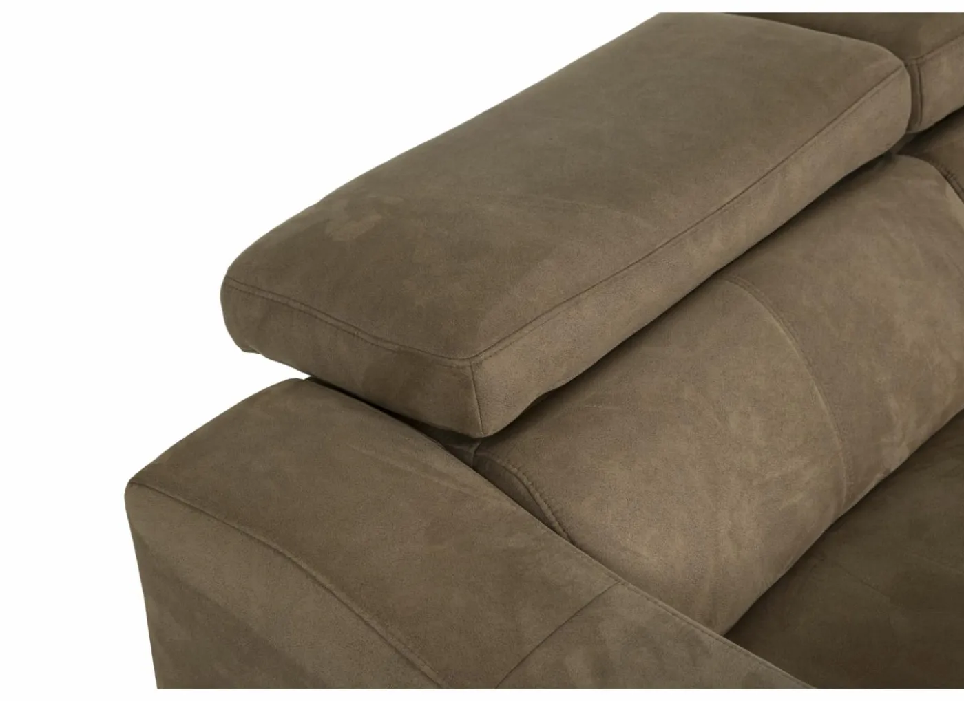 Hoeksalon Mana 272x174cm - stof - cognac