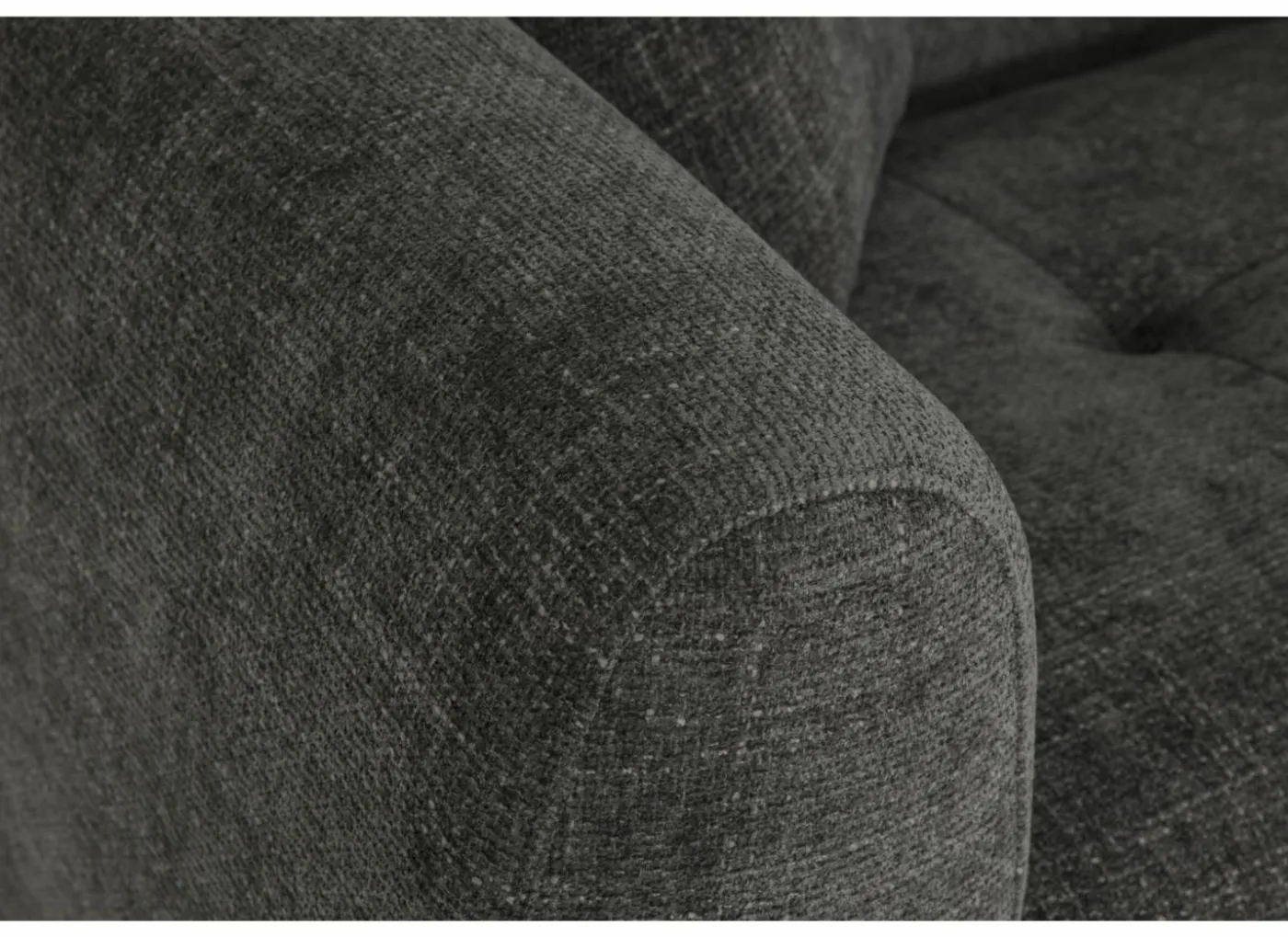 Hoeksalon Maui 285x163cm - stof - grijs