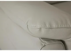 Hoeksalon May 289x289cm - leder - grijs & beige