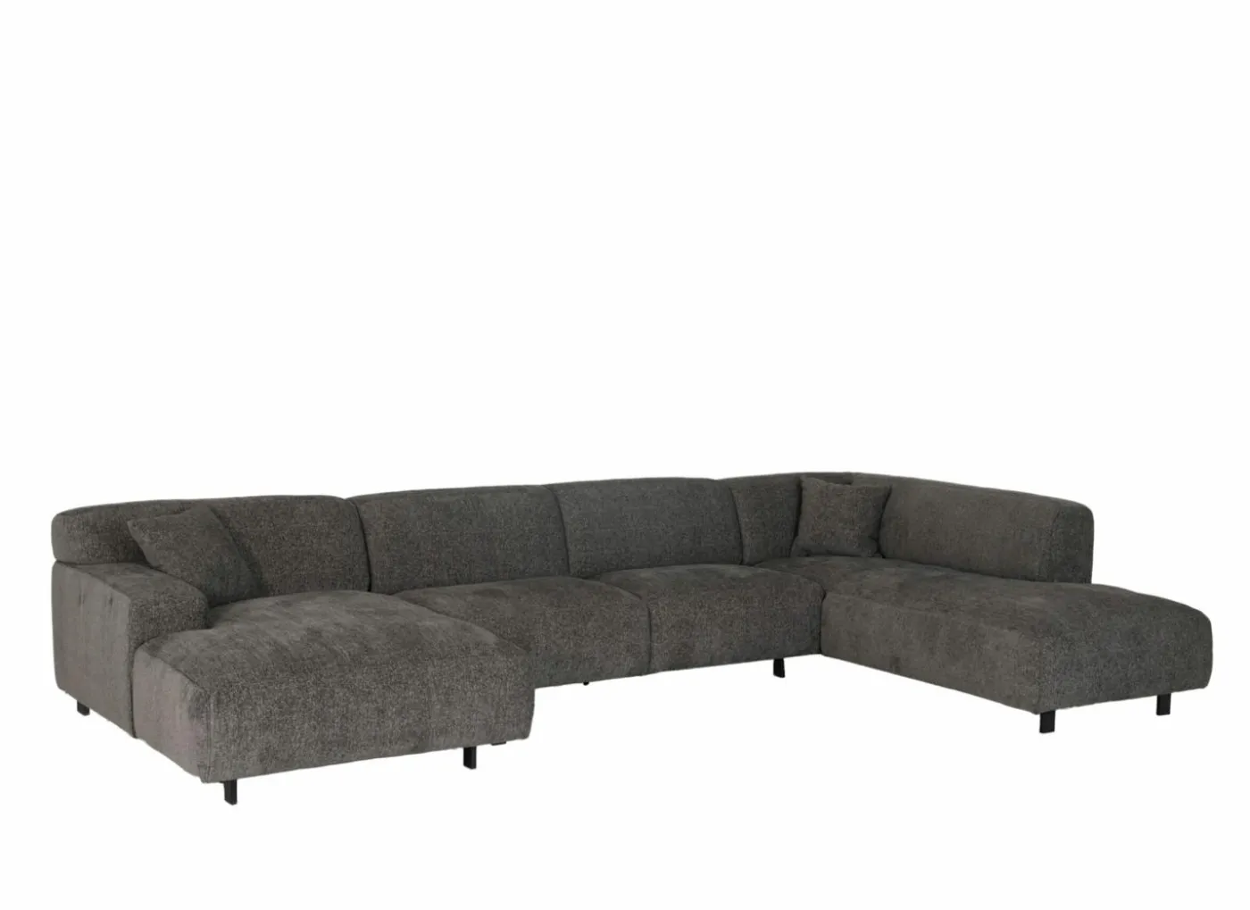 Hoeksalon New-Konstatinopol 398x217cm - stof - raven