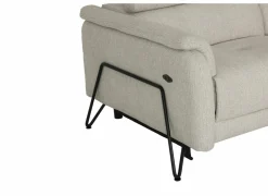 Hoeksalon Oltens 281x228cm - stof - beige met relax