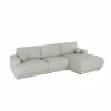 Hoeksalon Ramusio 319x169cm - stof - beige