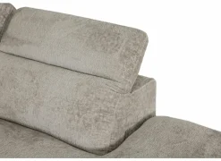 Hoeksalon Roll 362x265cm - stof - turtledove met relax & opbergruimte