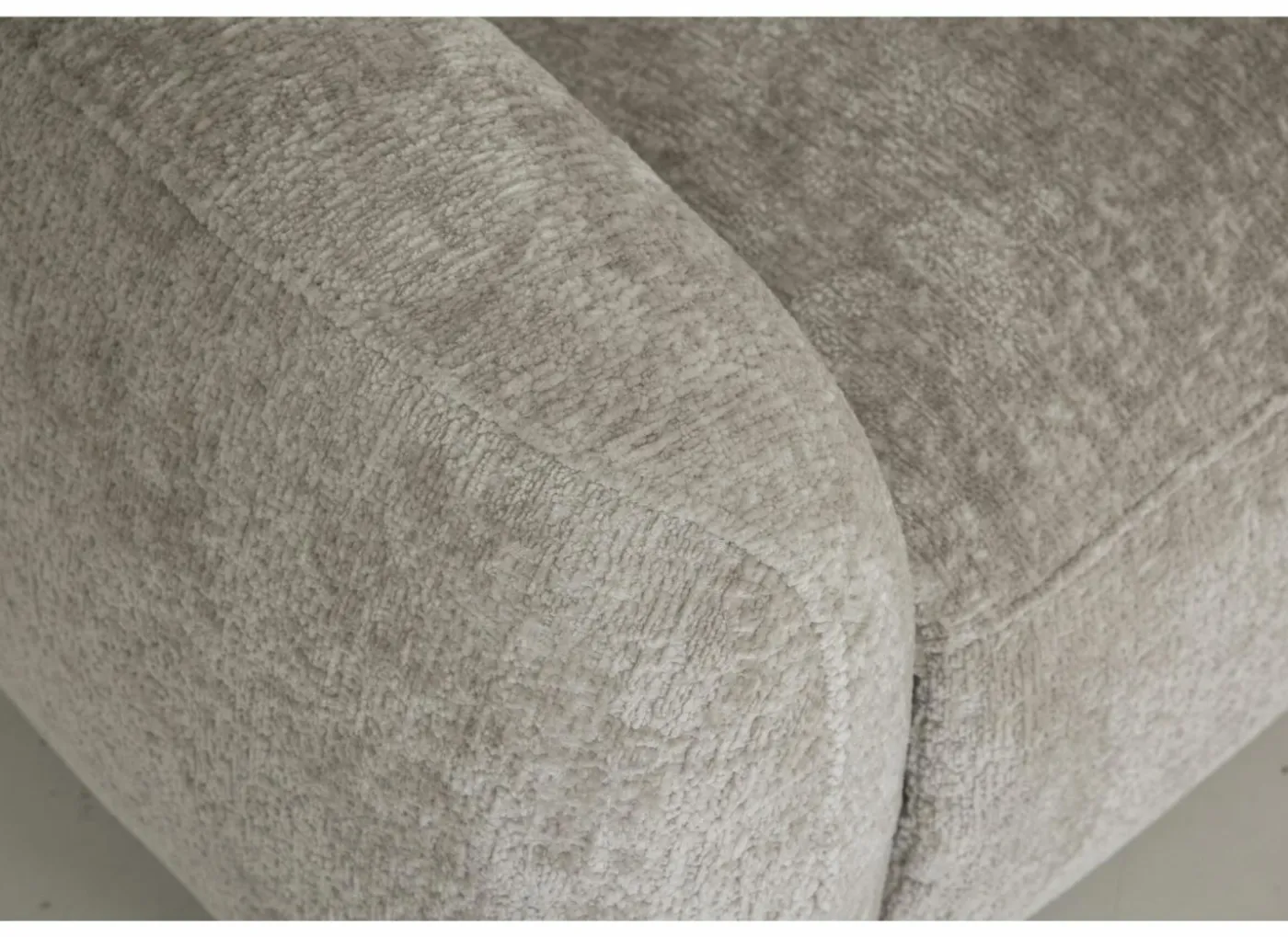 Hoeksalon Roll 362x265cm - stof - turtledove met relax & opbergruimte