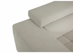 Hoeksalon Satellite-S 323x222cm - stof - naturel