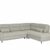Hoeksalon Sioux 297x260cm - stof - ecru met zitdiepteverstelling