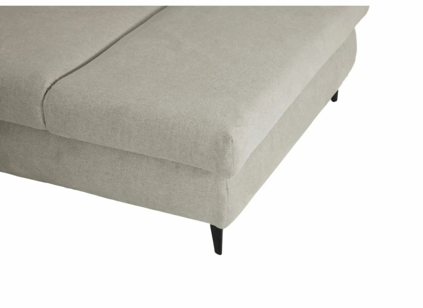 Hoeksalon Sioux 297x260cm - stof - ecru met zitdiepteverstelling