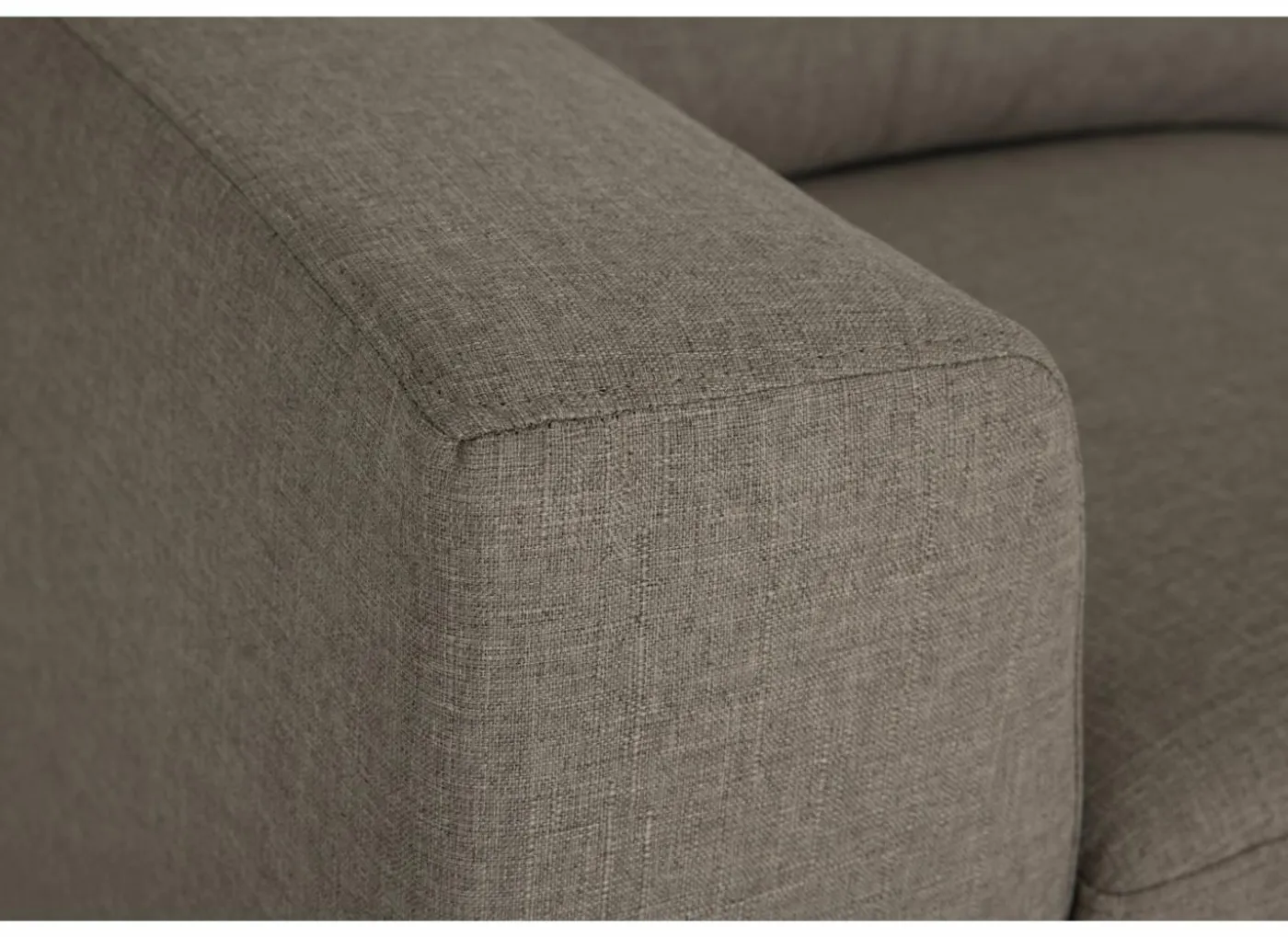Hoeksalon Sky 243x148,5cm - stof - taupe