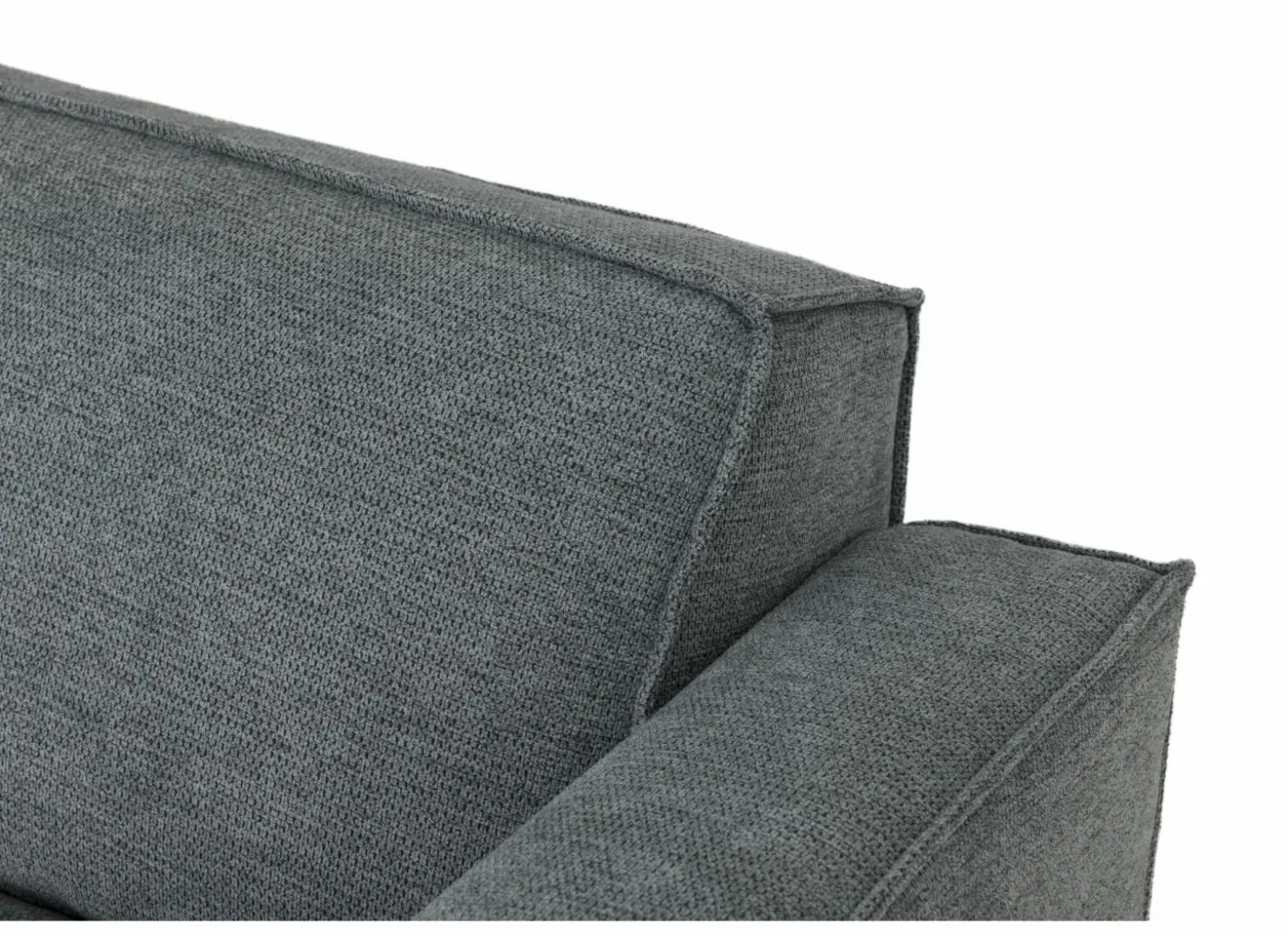 Hoeksalon Sumare 280x182cm - stof - blauw