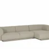 Hoeksalon Valley 284x160cm - stof - beige