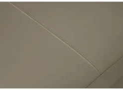 Hoeksalon Walk 380x303cm - leder - grijs met relax