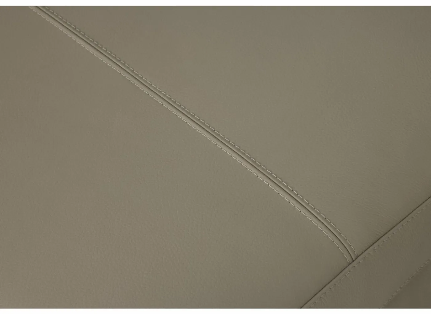 Hoeksalon Walk 380x303cm - leder - grijs met relax