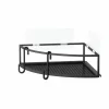 Hoekwandplank Cubiko 23x23x8cm zwart set van 2