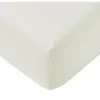 Hoeslaken Lauren 180x200cm - jersey katoen - gebroken wit