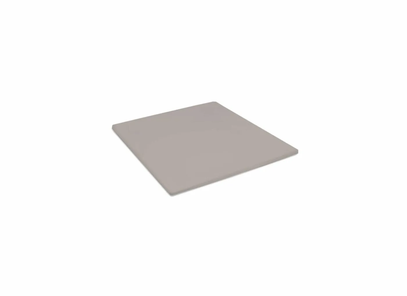 Hoeslaken topper 180x200/200x220cm katoen taupe