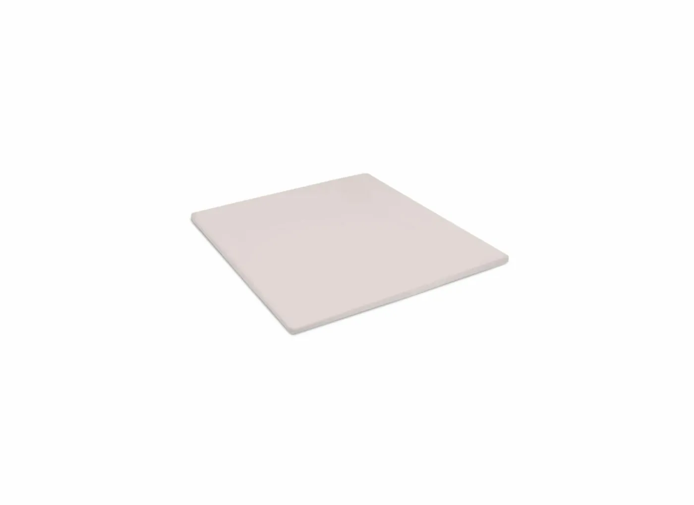 Hoeslaken topper 180x200/200x220cm katoen greige