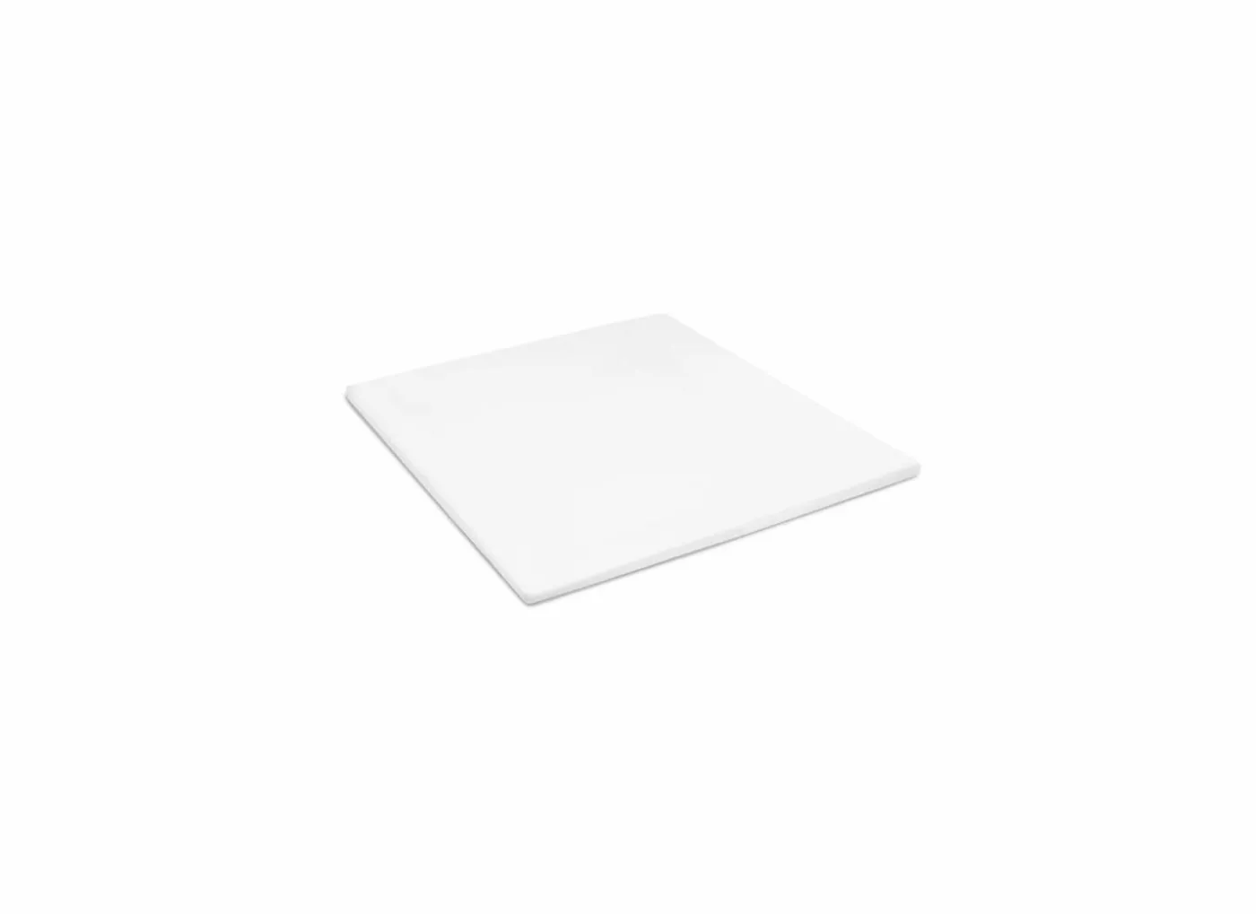 Hoeslaken topper 180x200/200x220cm katoen wit
