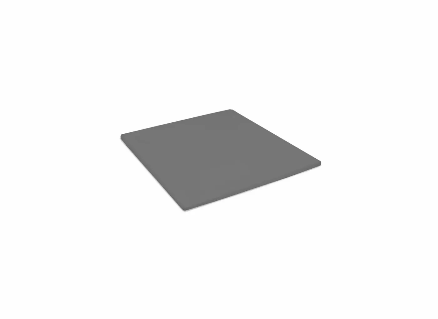 Hoeslaken topper 180x200/200x220cm katoen grijs