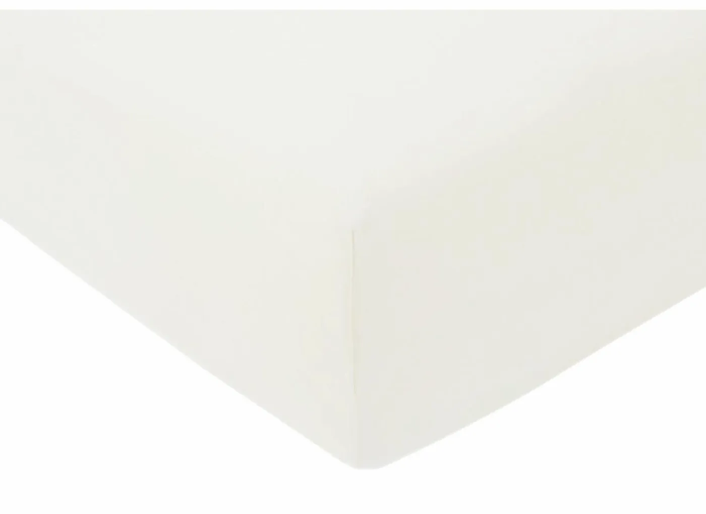 Hoeslaken Venturo 160x200cm - flanel - wit