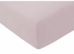 Hoeslaken Venturo 180x200cm - flanel - roze