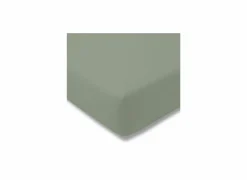 Hoeslaken 180/200x200/220cm - jersey katoen - donkergroen