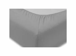 Hoeslaken 90/120x200/220cm jersey katoen grijs