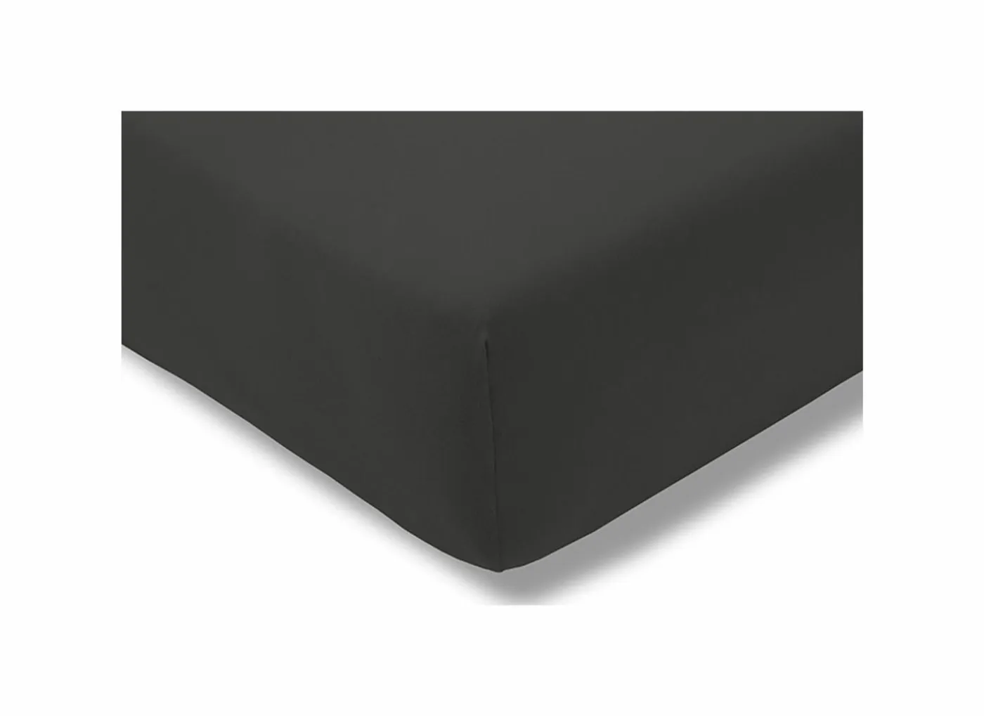 Hoeslaken 90/120x200/220cm jersey katoen antraciet