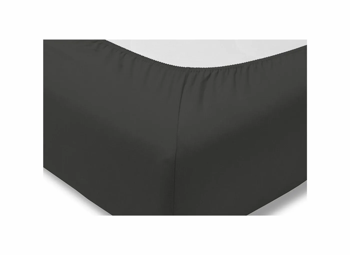 Hoeslaken 90/120x200/220cm jersey katoen antraciet