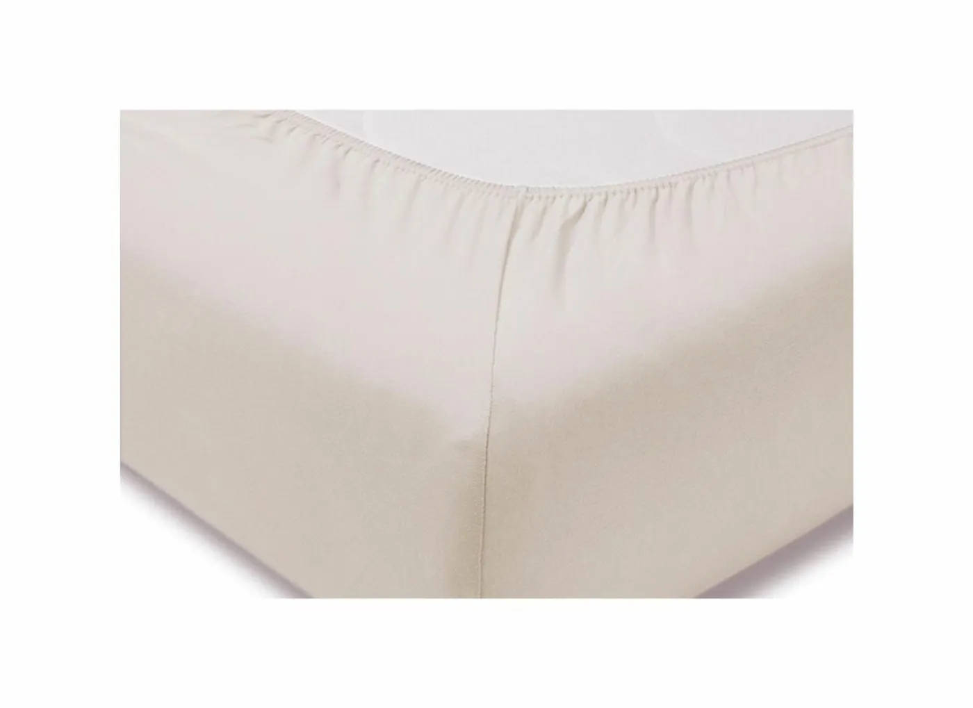 Hoeslaken 180/200x200/220cm jersey katoen greige