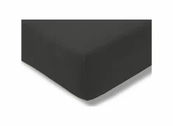 Hoeslaken 140/160x200/220cm jersey katoen antraciet