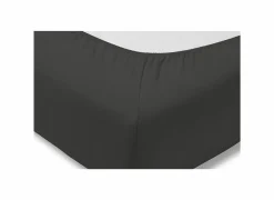Hoeslaken 140/160x200/220cm jersey katoen antraciet