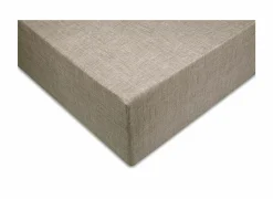 Hoeslaken 160x200cm katoen palm taupe