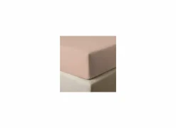Hoeslaken 140x200cm katoen roze