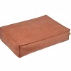 Hondenkussen Box Orthopedic 100x70cm - stof - roest