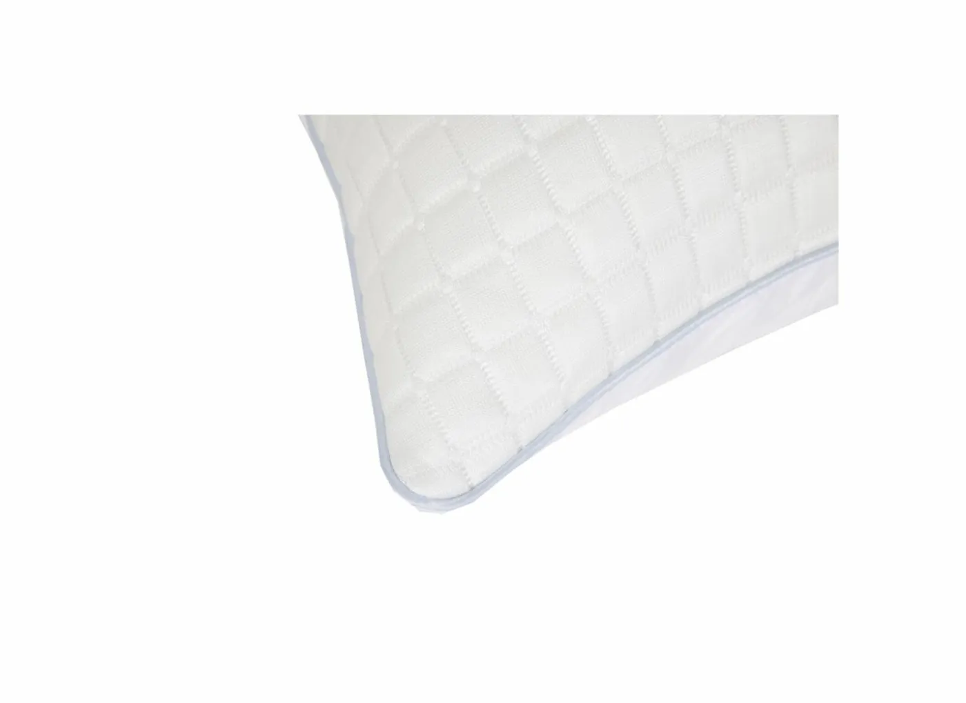 Hoofdkussen Cool Night 60x60cm - polyester & percale - wit
